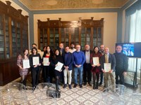 Consegnati a Palazzo Alvaro gli attestati ai nuovi tecnici della gestione dell’accoglienza ai passeggeri porti/diporti e dell’informazione e promozione dei servizi per porto turistico, porto passeggeri e del territorio locale